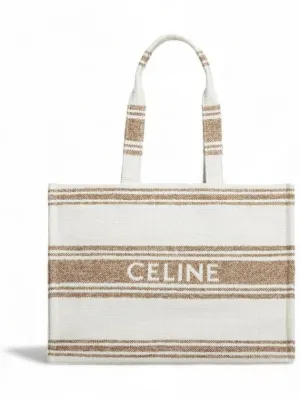 23FW Cabas Striped Large Shopper Bag Tote Bag 196762EZ7
