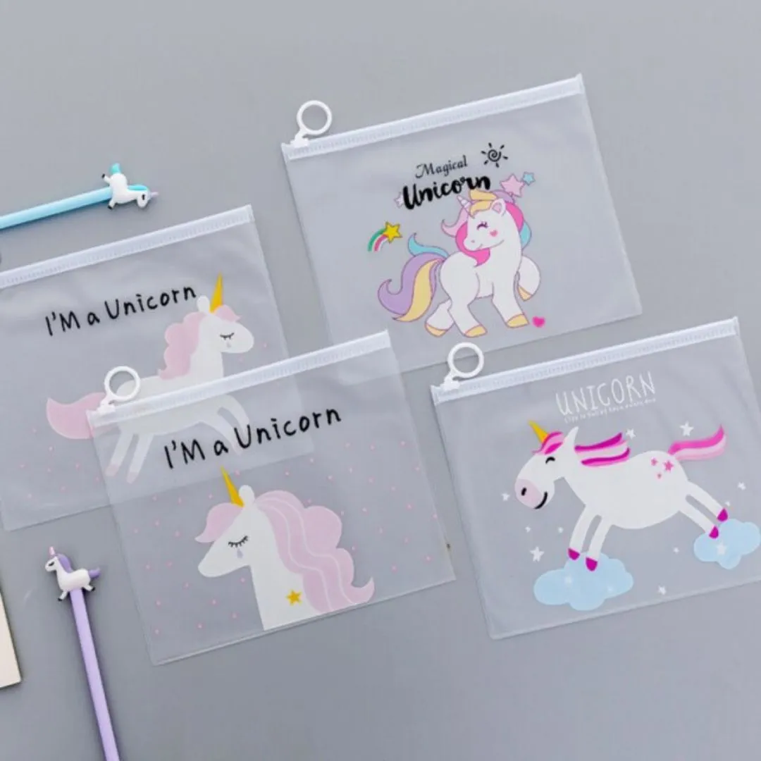 A5 Designer Zipper Pouch  ( Pack of 1 )