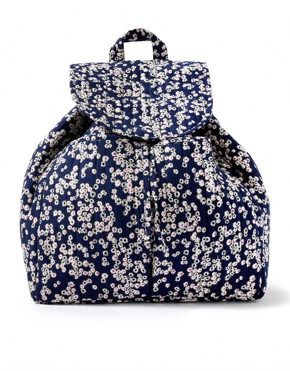 Accessorize London women's Blue Fabric Ditsy Daisy Backpack bag