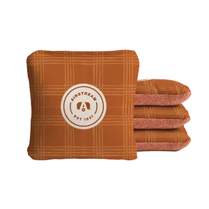 Airstream Retro Badge Orange Synergy Soft Cornhole Bags