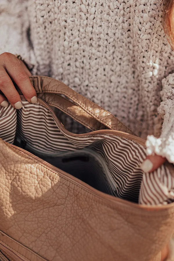 All About It Crossbody In Tan