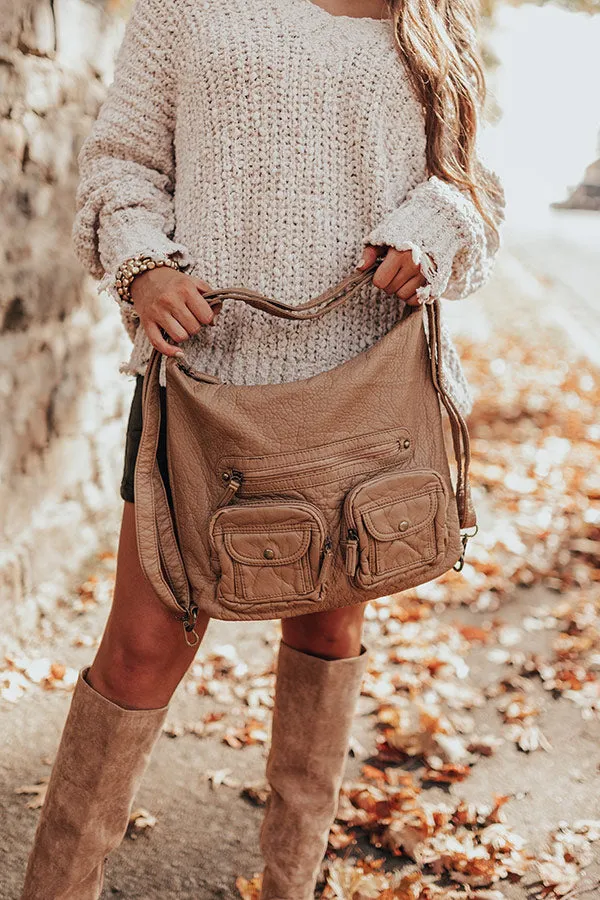All About It Crossbody In Tan
