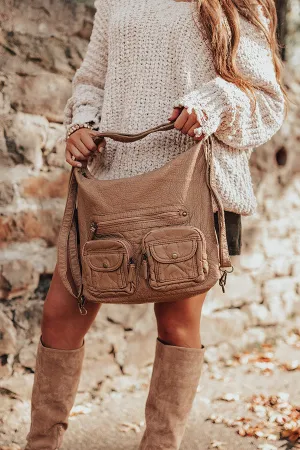 All About It Crossbody In Tan