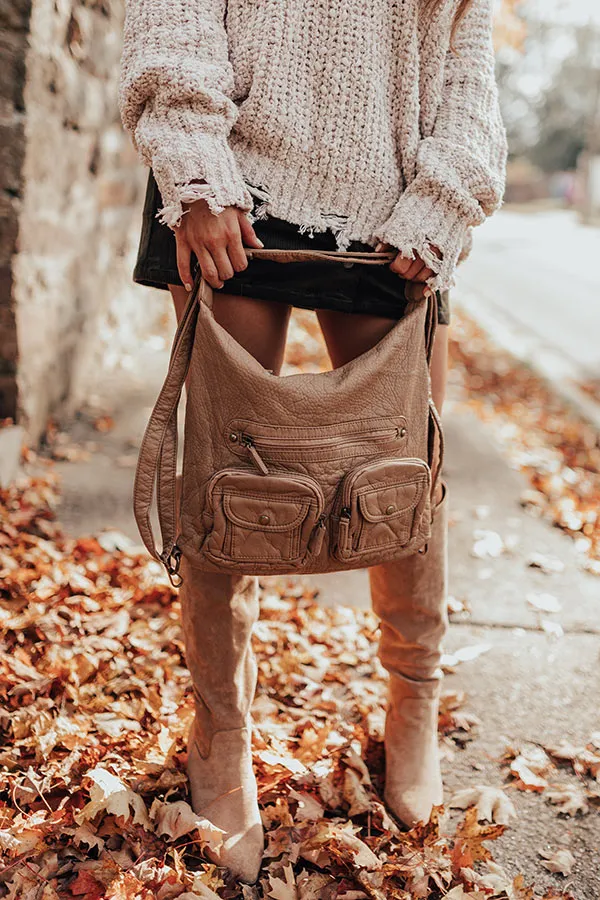 All About It Crossbody In Tan