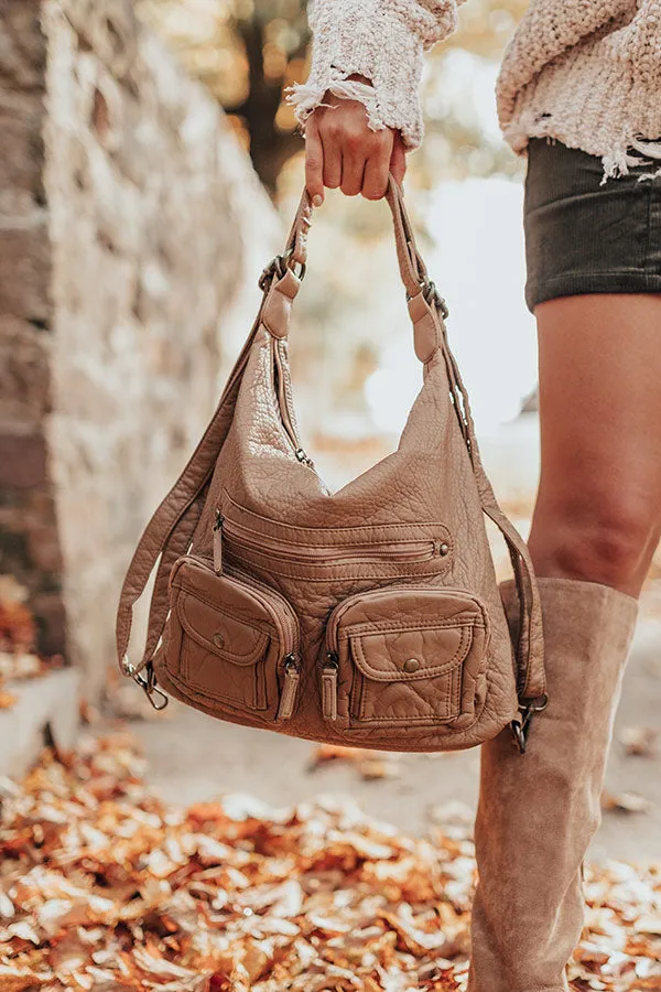 All About It Crossbody In Tan