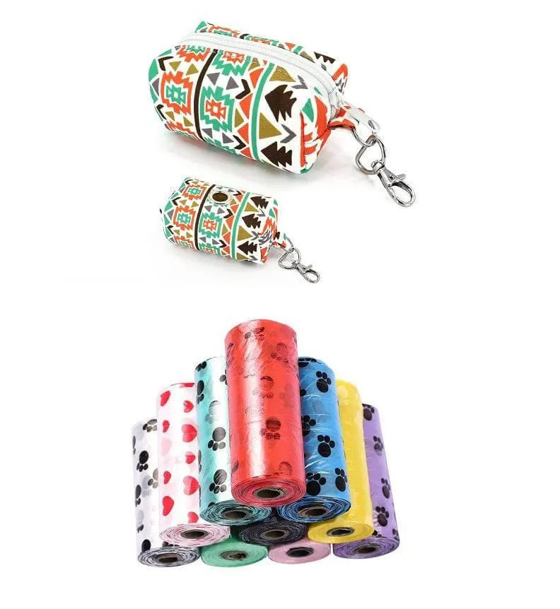 Art Deco Poop Bag Holder
