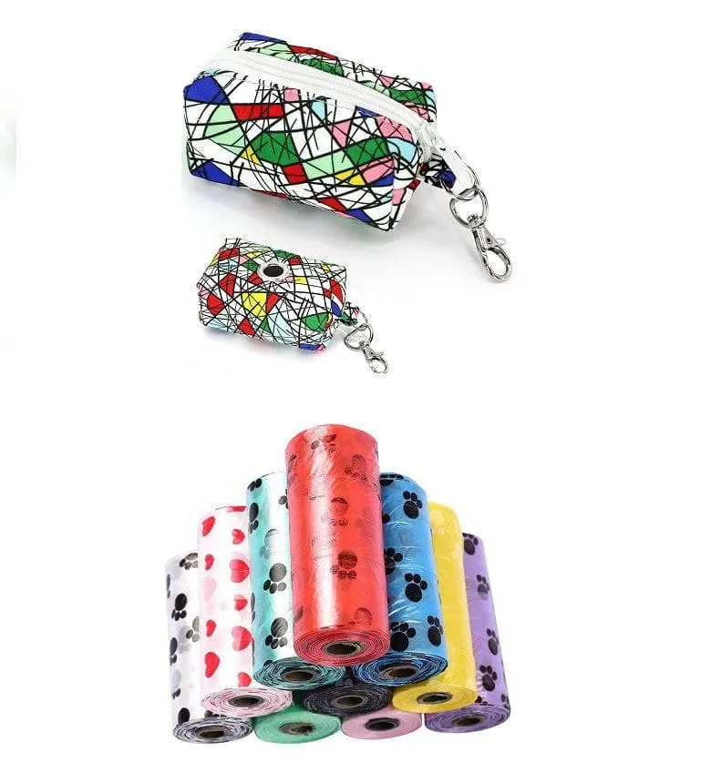 Art Deco Poop Bag Holder