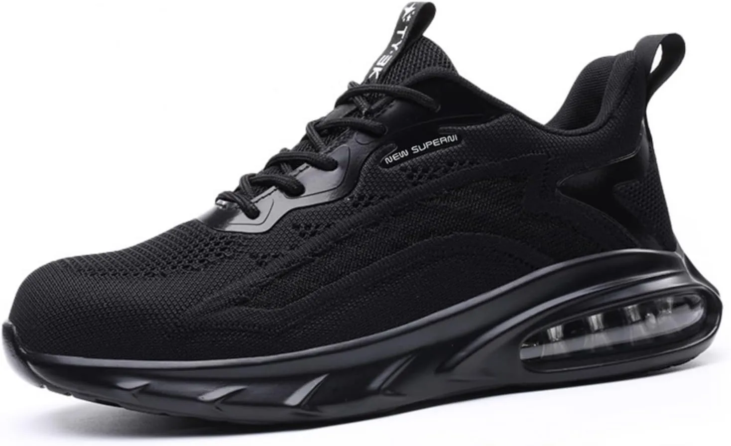 Baobeijiadao Steel Toe Shoes for Men Women Wide Lightweight Safety Sneakers Comfortable Safety Shoes Colorful Tennis Work Shoes