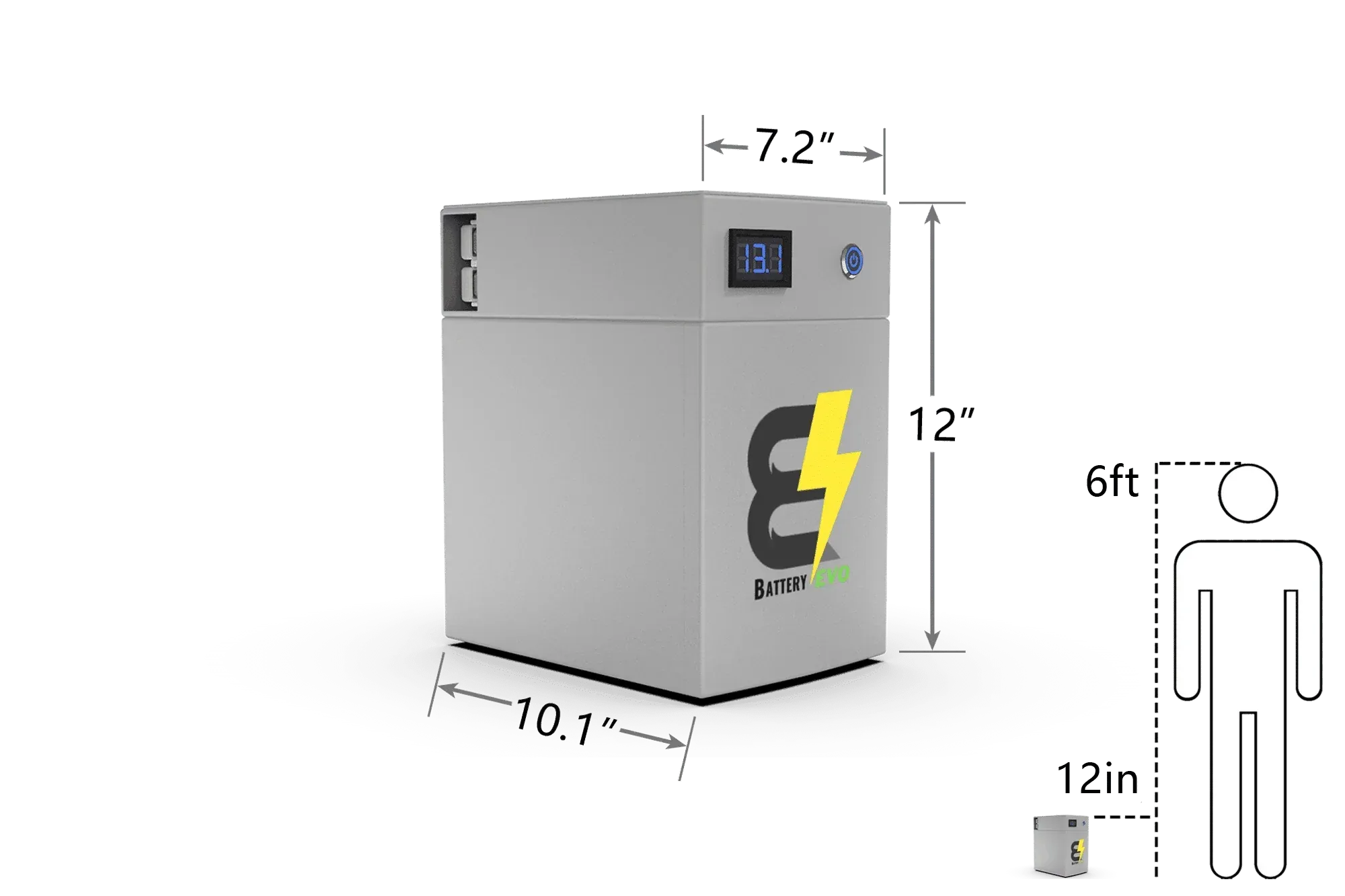 BatteryEVO 12V OWL Max 2 2x Battery Kit (460Ah - 6 kWh)