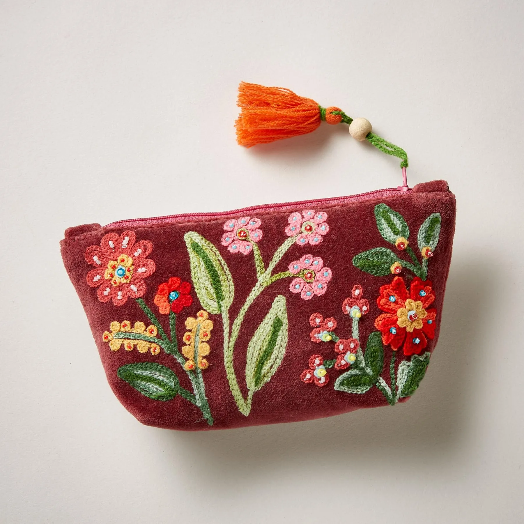 Beaded Velvet Pouches