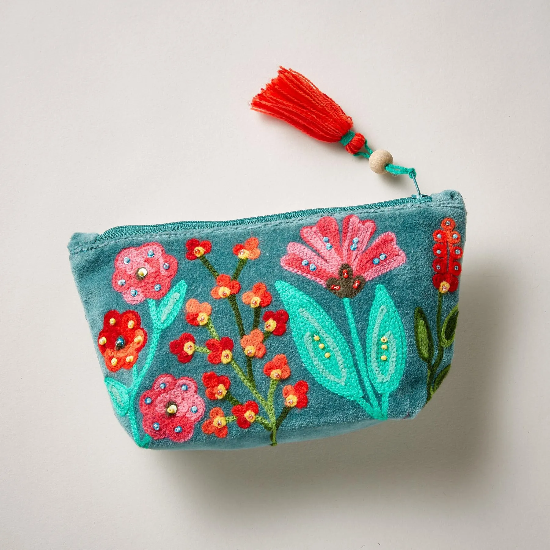 Beaded Velvet Pouches