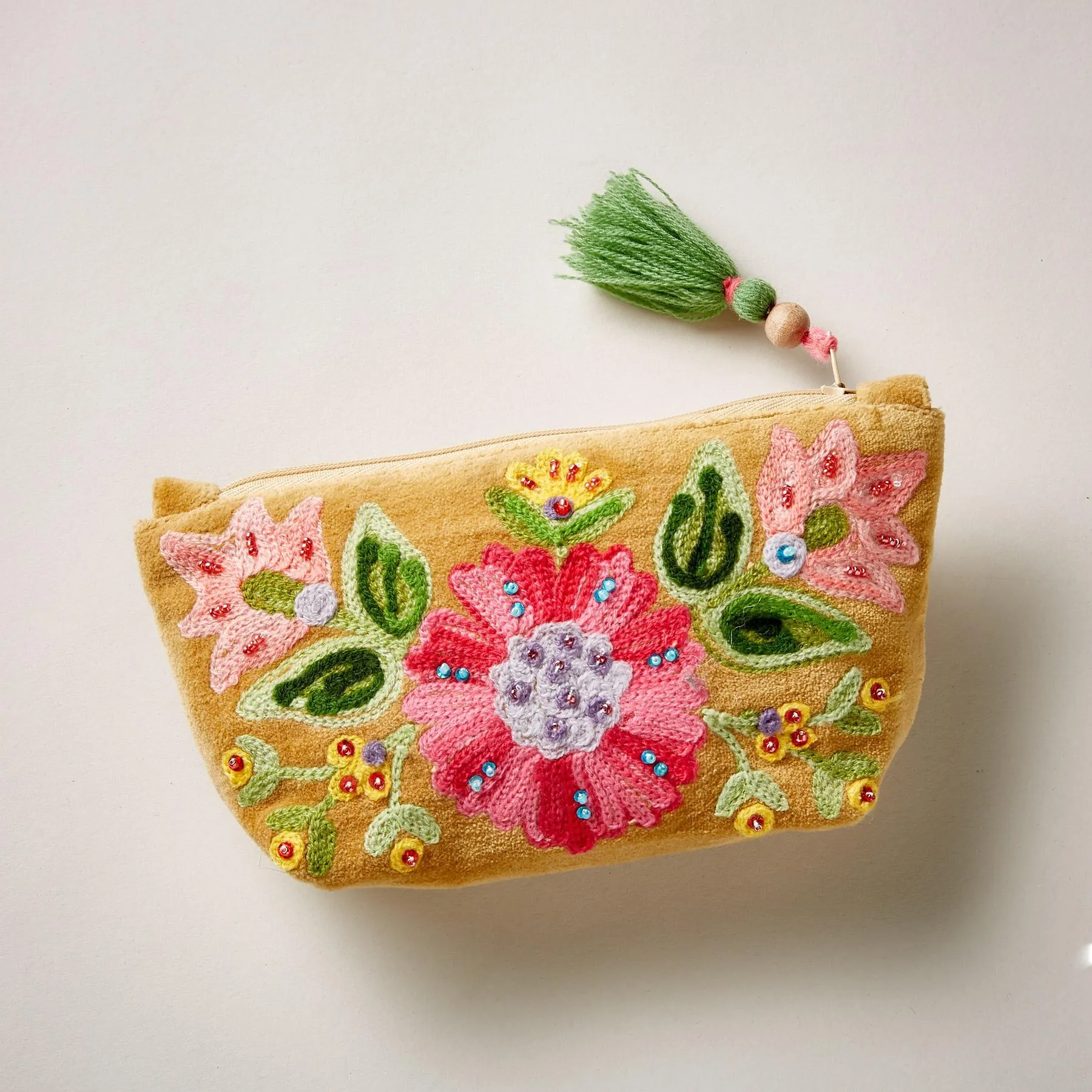 Beaded Velvet Pouches