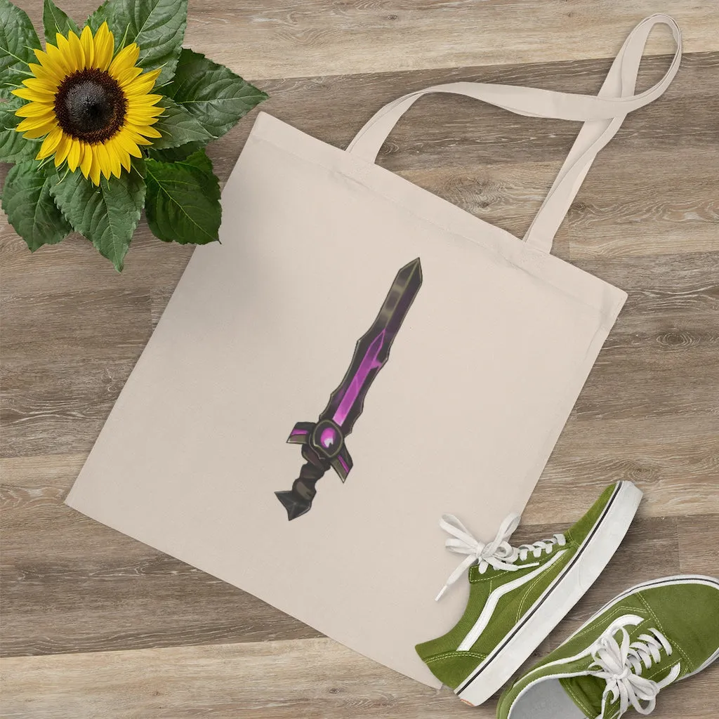 Brown and Purple Sword Tote Bag
