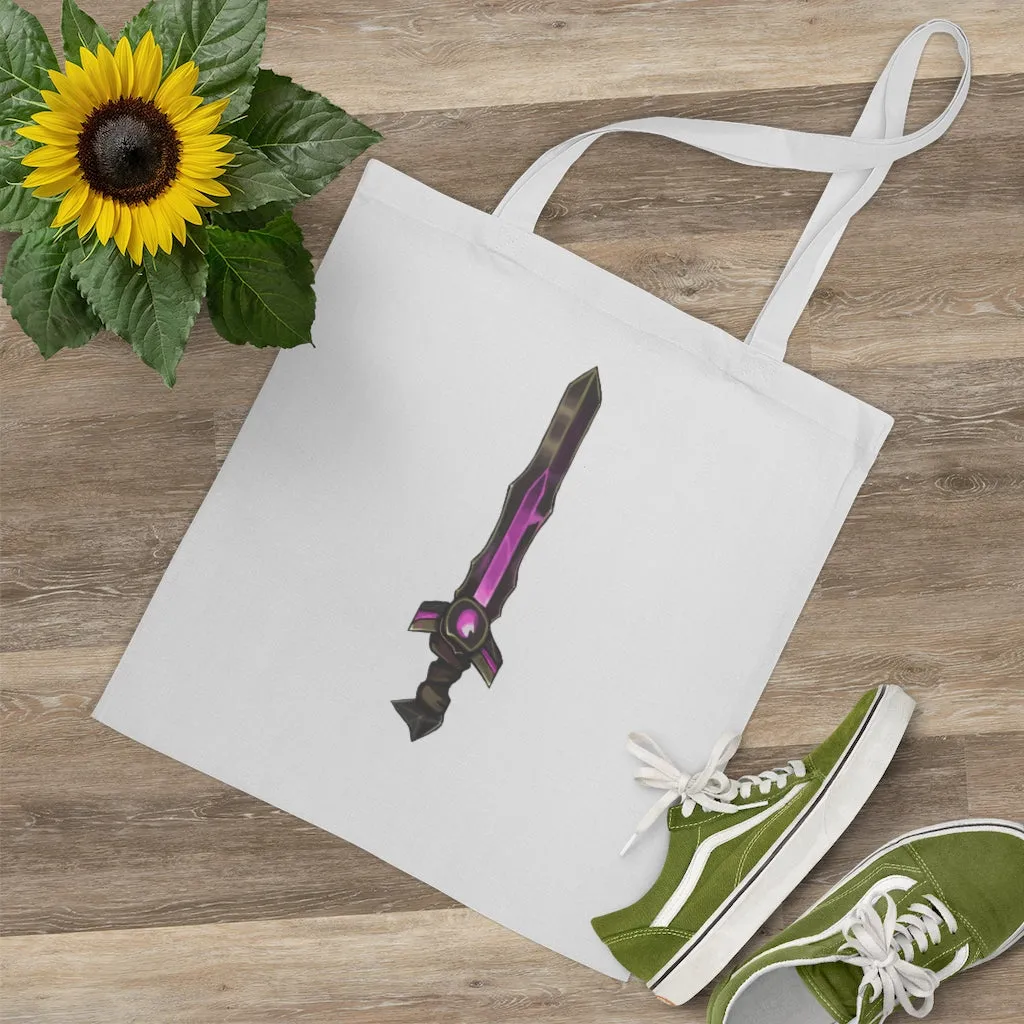 Brown and Purple Sword Tote Bag