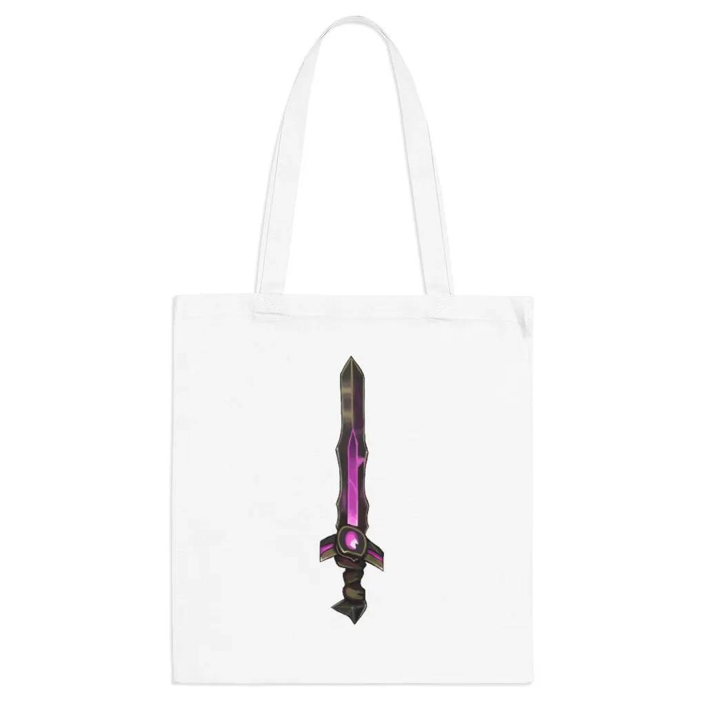 Brown and Purple Sword Tote Bag