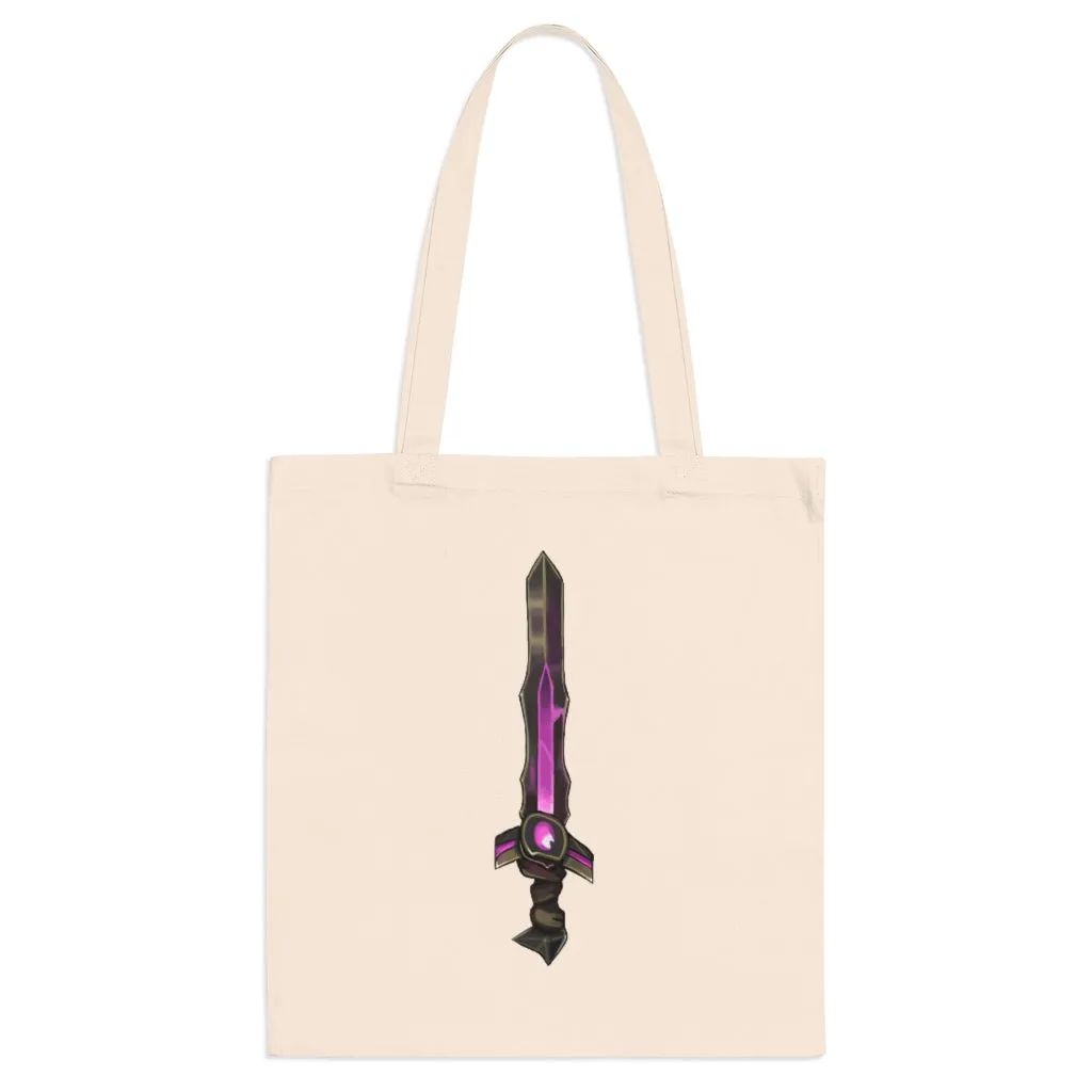 Brown and Purple Sword Tote Bag