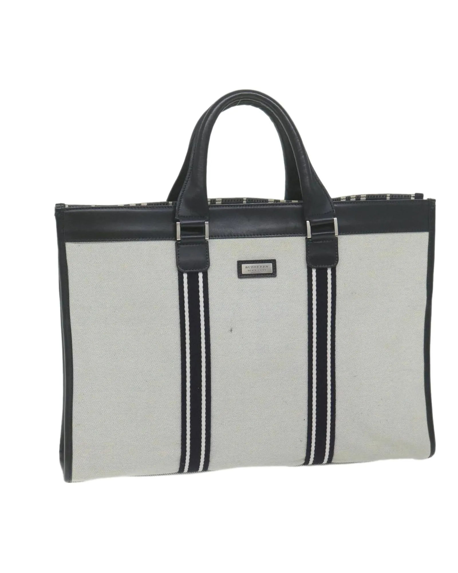 Canvas Business Bag with Key Accessory and Clochette