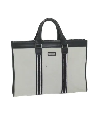 Canvas Business Bag with Key Accessory and Clochette