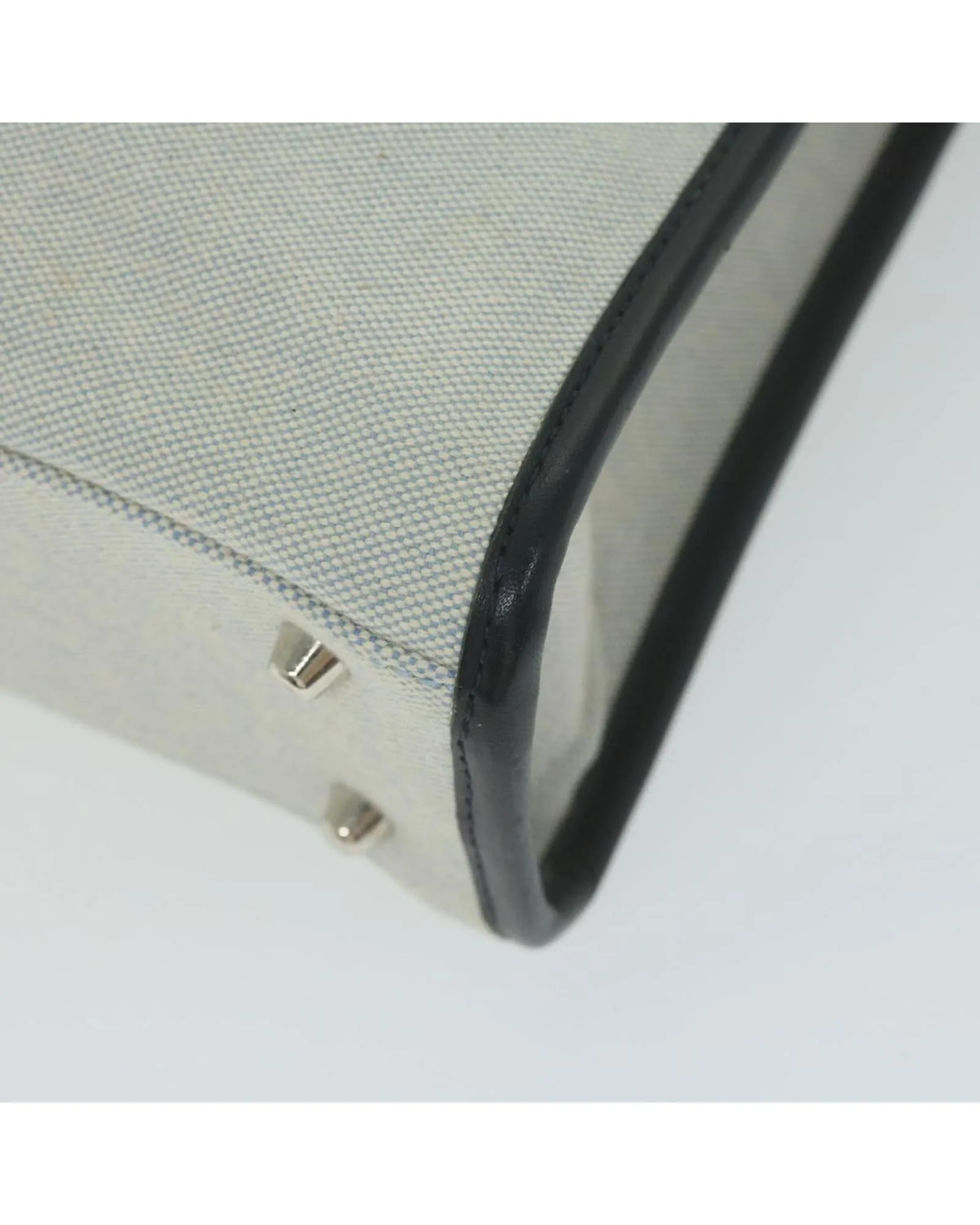 Canvas Business Bag with Key Accessory and Clochette