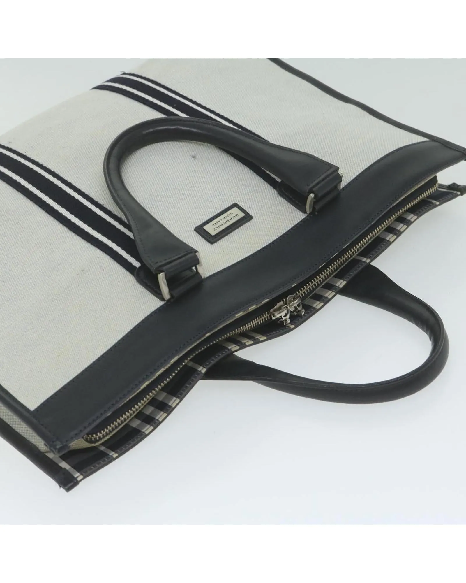 Canvas Business Bag with Key Accessory and Clochette