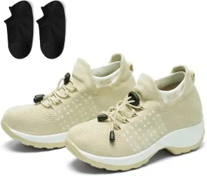 Comfort Wear Orthowear Shoes for Women, 2025 New Orthopedic Shoes Plantar Fasciitis Ortho Stretch Cushion Sneakers