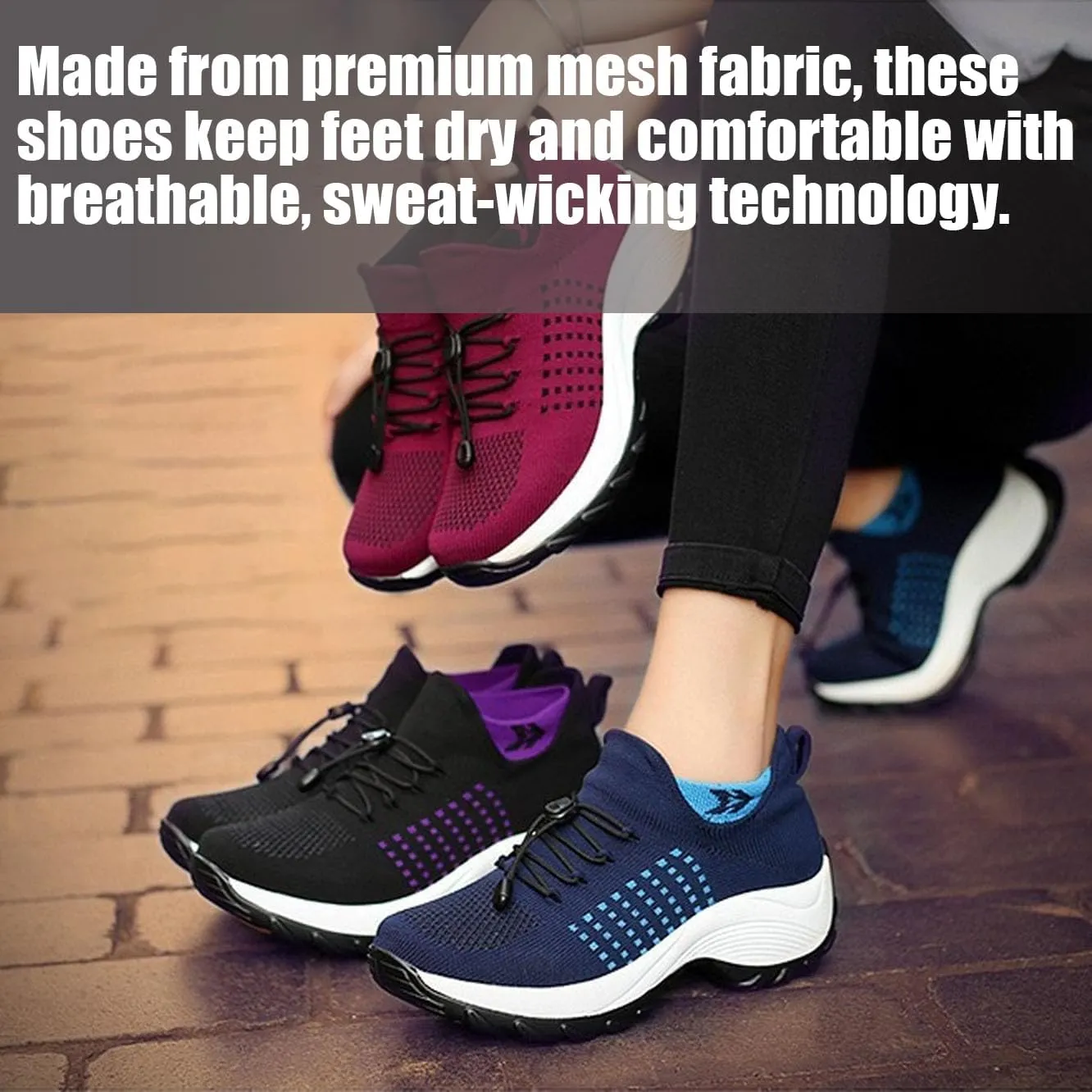 Comfort Wear Orthowear Shoes for Women, 2025 New Orthopedic Shoes Plantar Fasciitis Ortho Stretch Cushion Sneakers