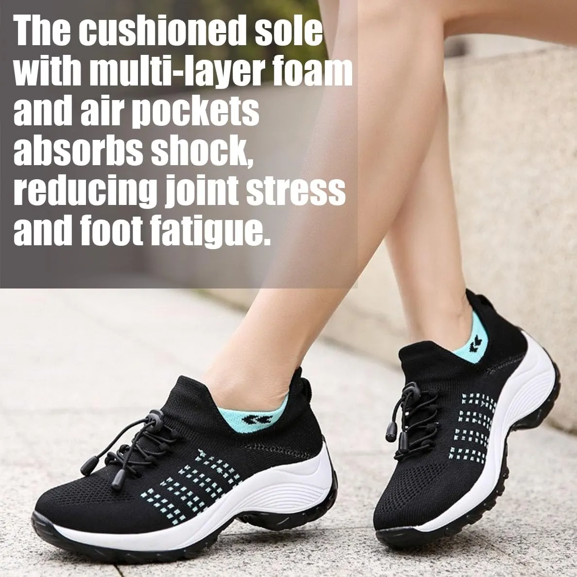 Comfort Wear Orthowear Shoes for Women, 2025 New Orthopedic Shoes Plantar Fasciitis Ortho Stretch Cushion Sneakers