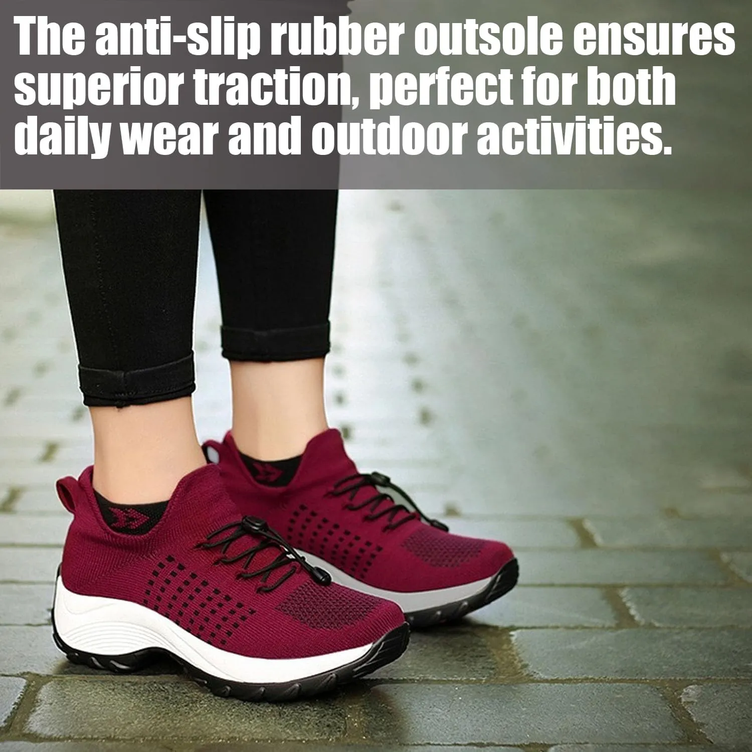 Comfort Wear Orthowear Shoes for Women, 2025 New Orthopedic Shoes Plantar Fasciitis Ortho Stretch Cushion Sneakers