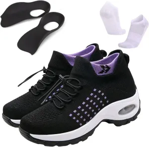 Comfort Wear Orthowear Shoes for Women Plantar Fasciitis Comfortwear Ortho Stretch Cushion Shoes for Women Arch Support