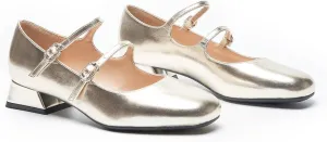 C.Paravano Women Mary Jane Low Block Heels - Square Toe Double Strap Dress Shoes Work Pumps Comfortable for Daily Wear, Office, Party, Wedding, Dating, Spring/Summer Events, Formal/Casual Occasions