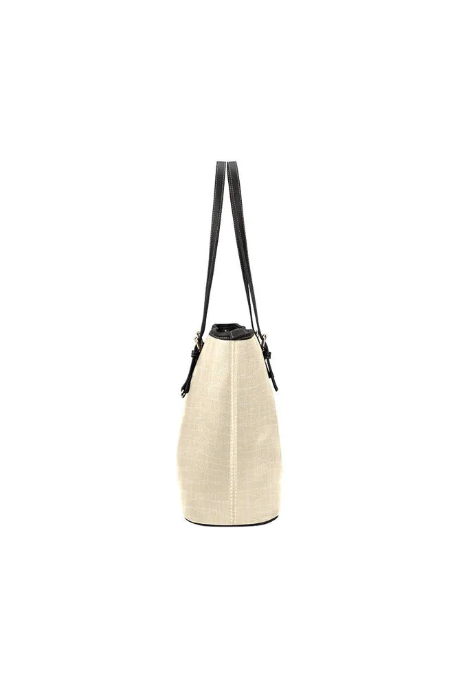Desert Sand Leather Tote Bag/Small