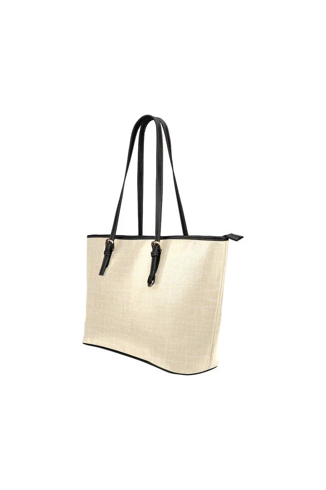Desert Sand Leather Tote Bag/Small