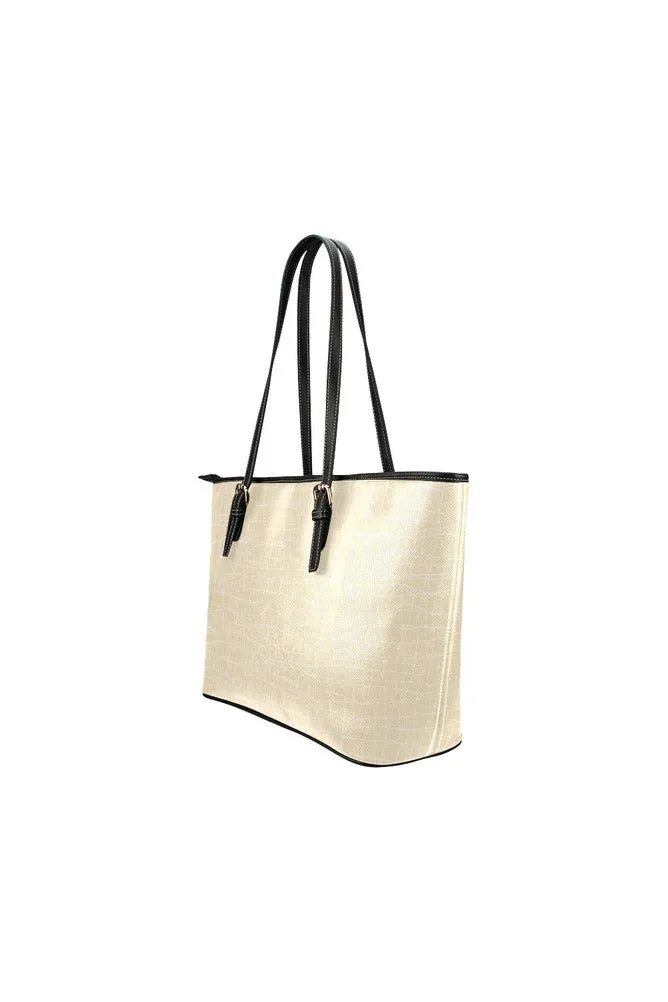 Desert Sand Leather Tote Bag/Small