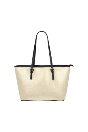 Desert Sand Leather Tote Bag/Small