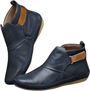 Gibobby Ankle Boots for Women Low Heel,Arch Support Booties Casual Flat Platform Short Ankle Boots Everyday Boots for Ladies