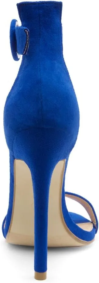Herstyle Charming Womens Heeled Dress Sandals Open Toe Ankle Strap High Stiletto Wedding Party Pump Shoes