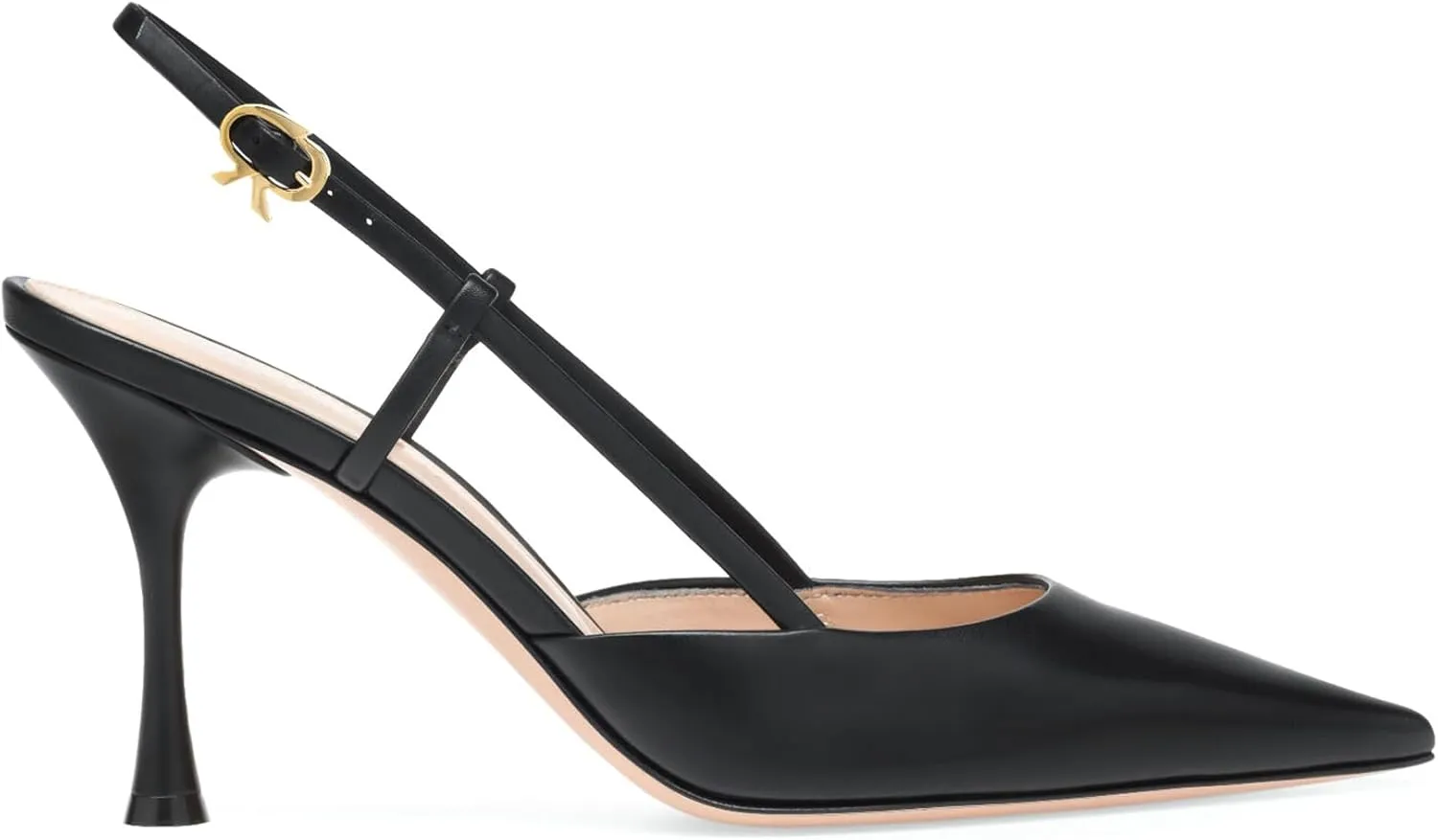 iadore Women Stiletto Heel Pumps Slingback Ankle Strap Closed Toe High Heel Sandals Shoes for Evening Parties