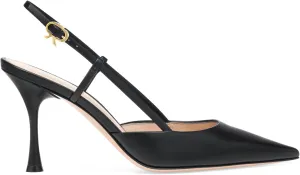 iadore Women Stiletto Heel Pumps Slingback Ankle Strap Closed Toe High Heel Sandals Shoes for Evening Parties