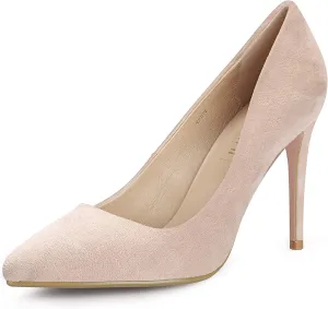 IDIFU Women's IN4 Classic Pointed Toe High Heels Pumps Wedding Dress Office Shoes