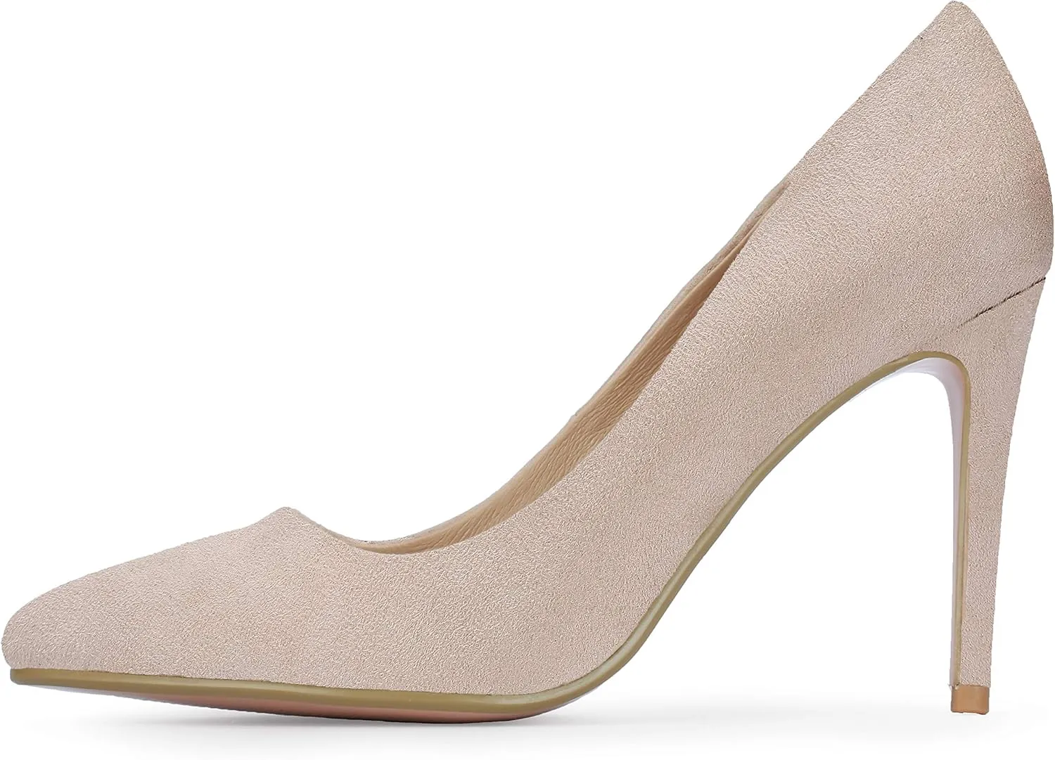 IDIFU Women's IN4 Classic Pointed Toe High Heels Pumps Wedding Dress Office Shoes
