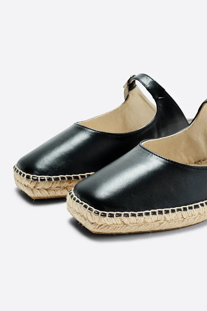 Intentionally Blank Reports Espadrille Slip-On - Black