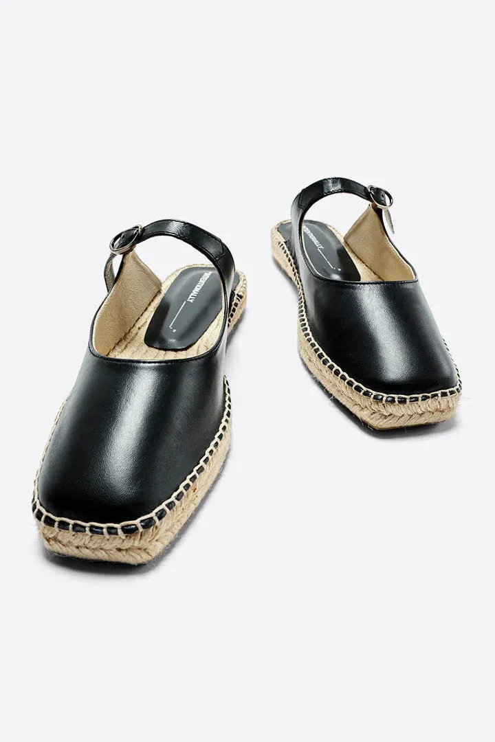 Intentionally Blank Reports Espadrille Slip-On - Black