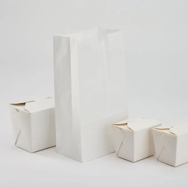 Karat 4 lb Paper Bag, White - 2,000 pcs