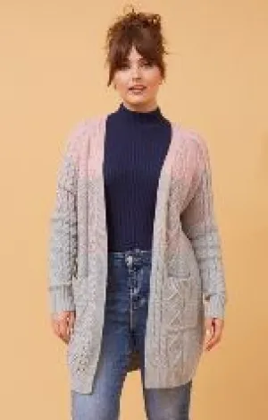 Liana Cardigan - Light Grey Marl