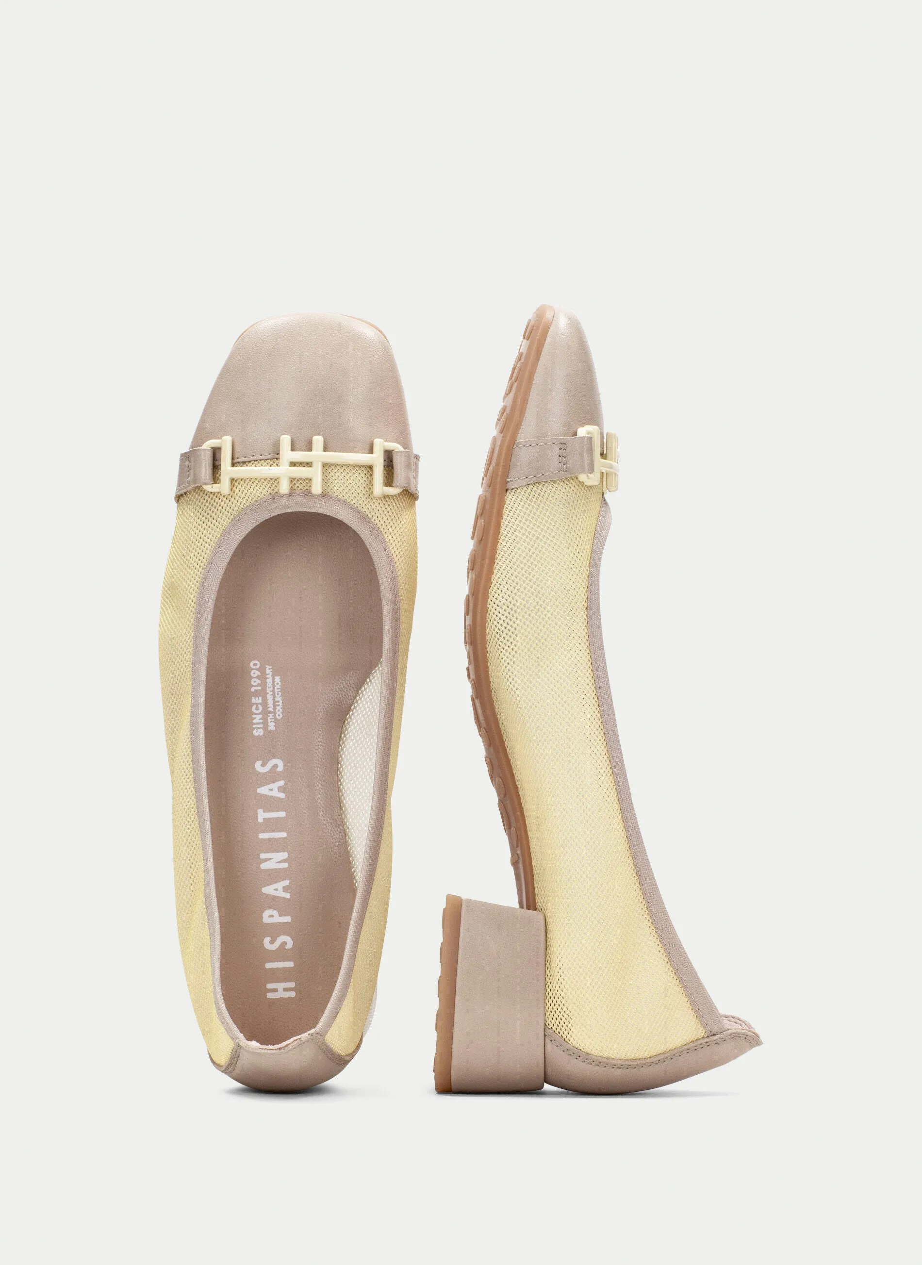 Low Block heel Pump - Taupe