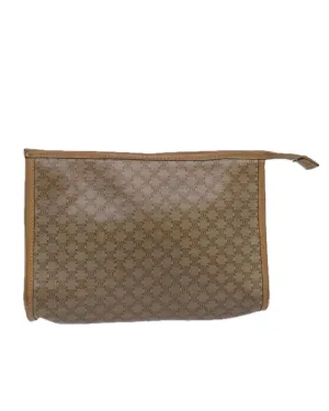 Macadam Canvas Clutch Bag with Authenticated Design