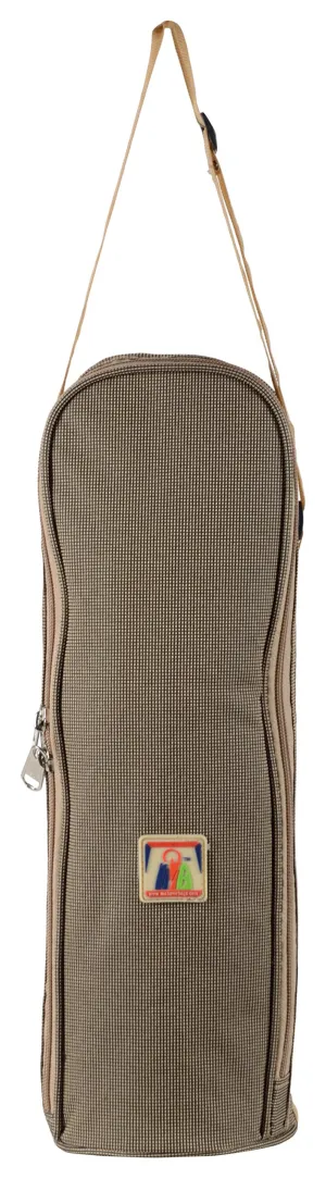Mahavir Bags Fabric Water Bottle Cover (13 cm x 9 cm x 40 cm, Biscuit)