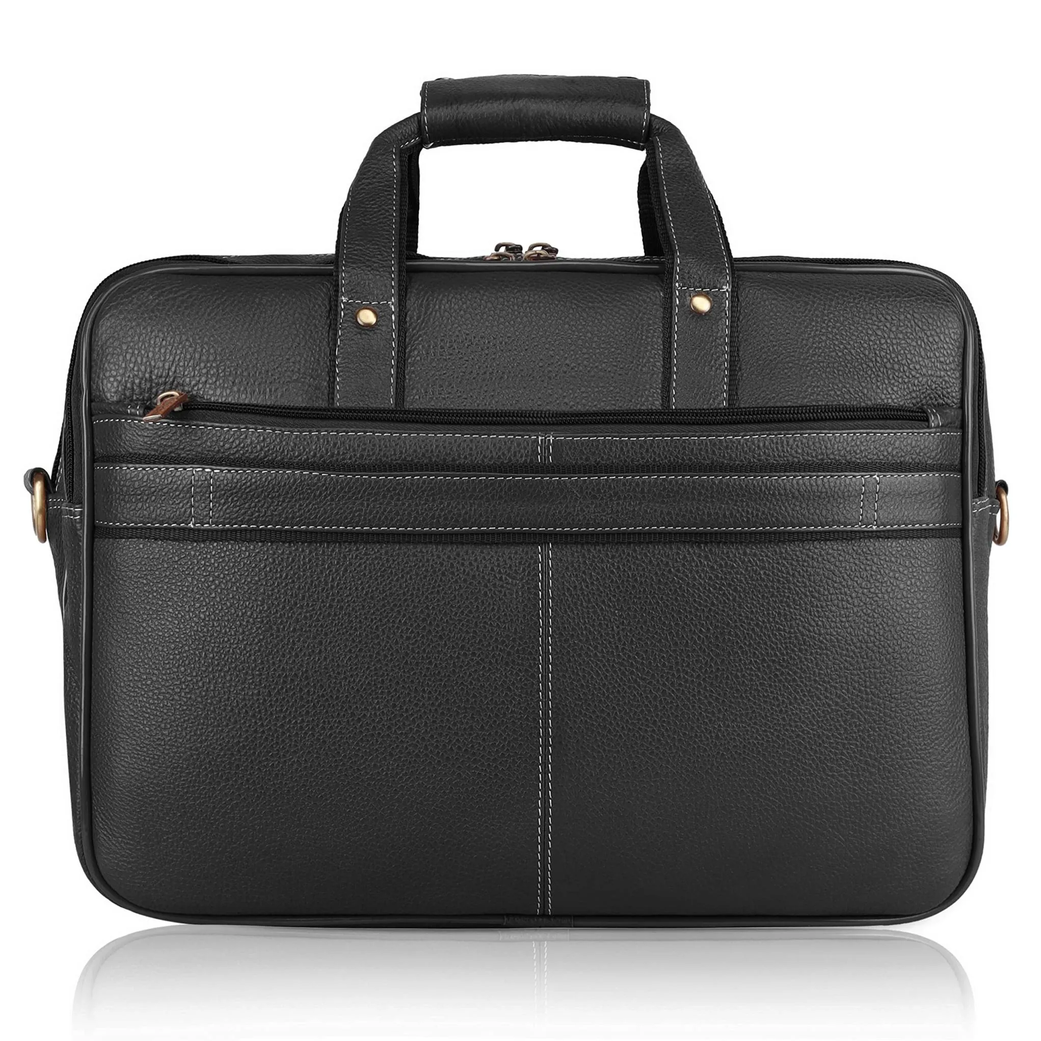 MANCHESTER Leather Laptop Messenger Bag for Men