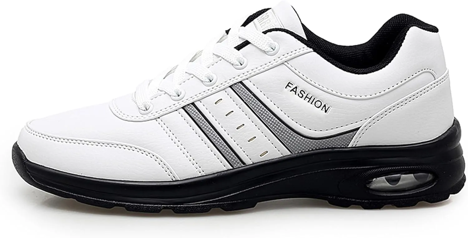 Men Casual Leather Night Reflective Travel Running Plus Size Sneakers Casual Shoes Sneaker Shelf for Men