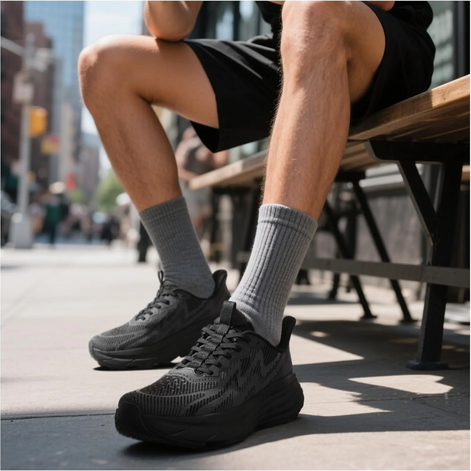 Men's Slip On Walking Shoes Hands-Free Cushion Running Tennis SwiftPlush Non-Slip Comfortable Workout Gym Athletic Fashion Sneakers
